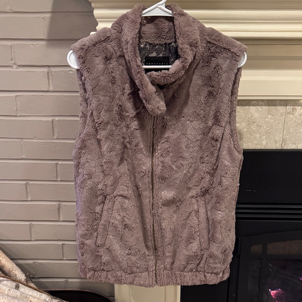 Sanctuary Plush Fur Vest